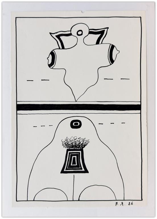 Catalogue raisonné, Vladimir Yankilevsky, Woman by the Sea, 1986