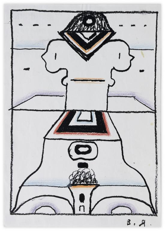 Catalogue raisonné, Vladimir Yankilevsky, Woman by the Sea, 1990