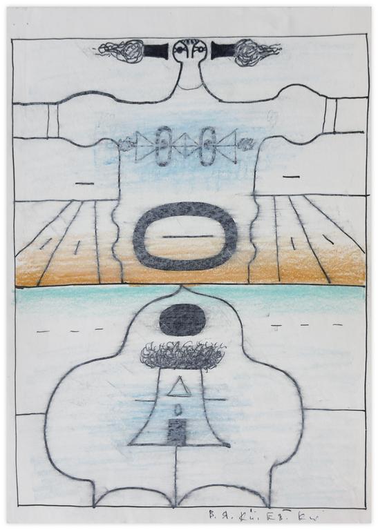 Catalogue raisonné, Vladimir Yankilevsky, Woman by the Sea, 1990