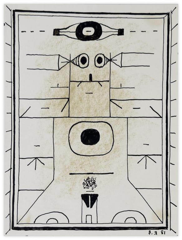 Catalogue raisonné, Vladimir Yankilevsky, Woman by the Sea, 1981