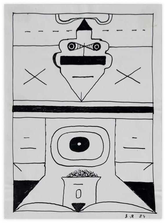 Catalogue raisonné, Vladimir Yankilevsky, Woman by the Sea, 1984