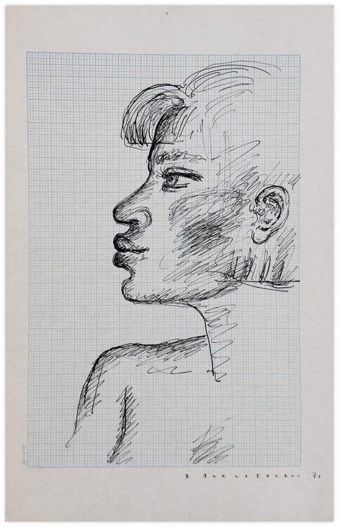 Catalogue raisonné, Vladimir Yankilevsky, Portrait of R.S., 1971