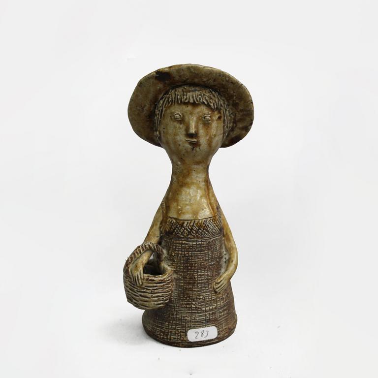 Catalogue raisonné, Jean & Jacqueline Lerat, Jeune femme au panier (bouquetière), 1952