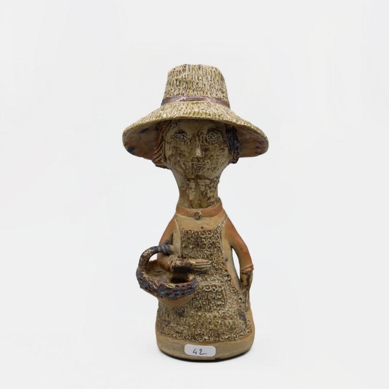 Catalogue raisonné, Jean & Jacqueline Lerat, Femme au chapeau de paille (Bouquetière), 1959