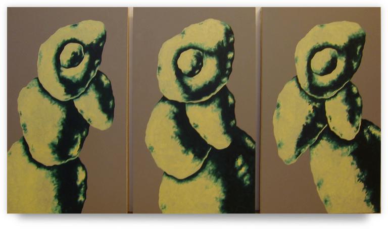 Jean-Paul Thaéron, Peinture triptyque IV - 2013