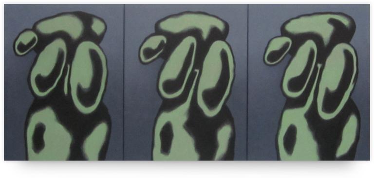 Jean-Paul Thaéron, Peinture triptyque XI - 2003