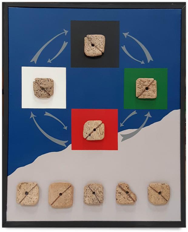 Catalogue raisonné, Jean-Paul Thaéron, Peinture "Révolution" VII - 1975