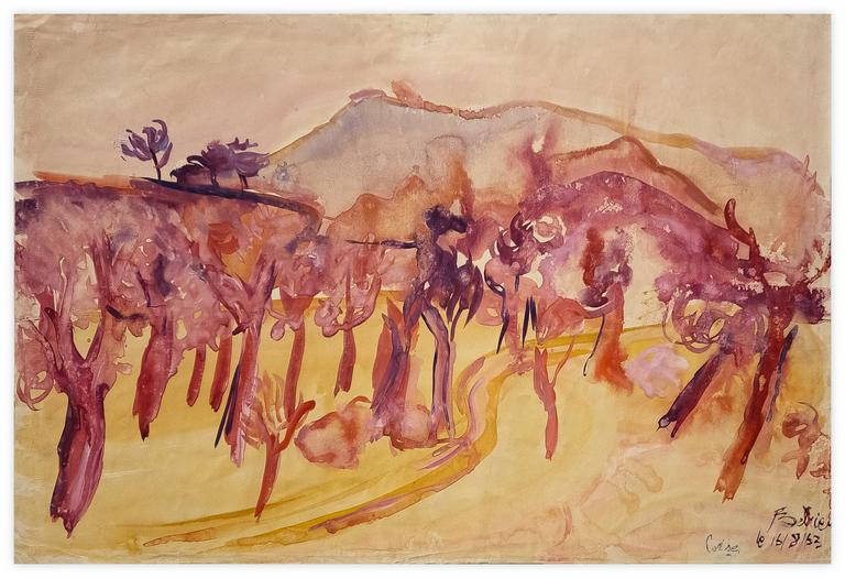 Catalogue raisonné, Bernadette Delrieu, Corse 1 - 1963