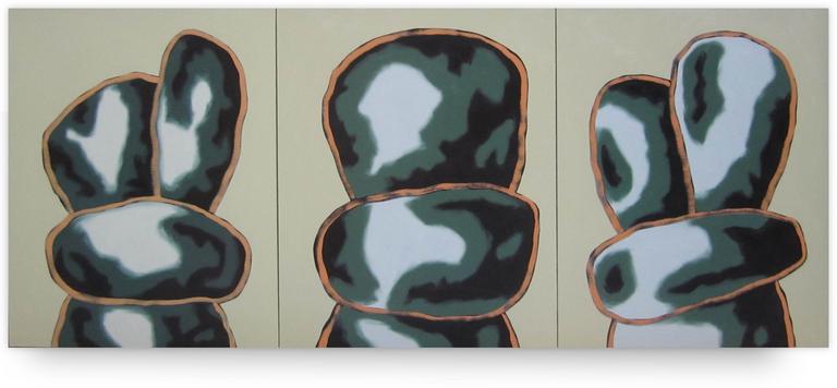 Jean-Paul Thaéron, Peinture triptyque - 2004