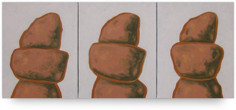 Jean-Paul Thaéron, Peinture triptyque - 2003