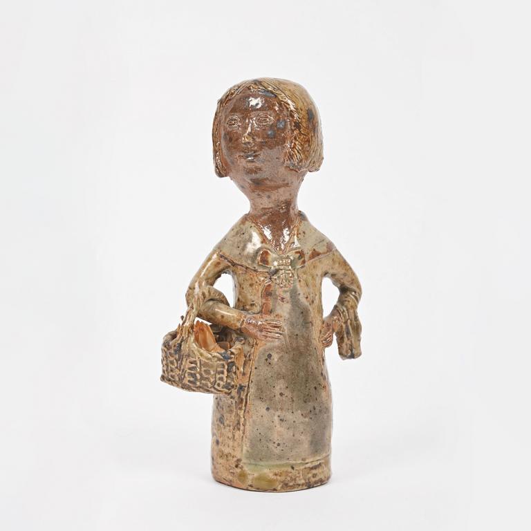 Catalogue raisonné, Jean & Jacqueline Lerat, Masque noir (bouquetière), 1953