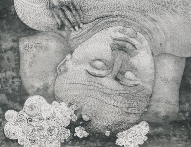 Catalogue raisonné, Robert Malaval, L'Aliment Blanc sur l'oreiller - 1964