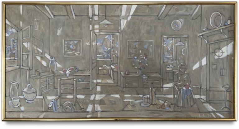 Catalogue raisonné, Hans Seiler, Intérieur beige, 1974