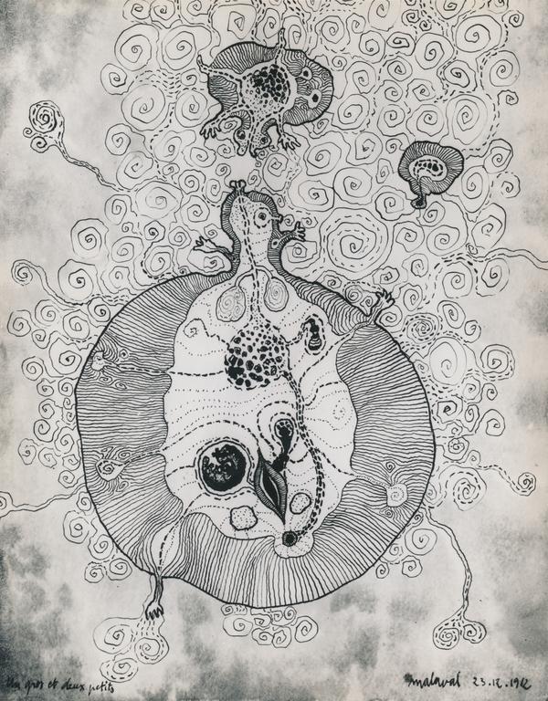 Catalogue raisonné, Robert Malaval, Un gros et deux petits - 1962