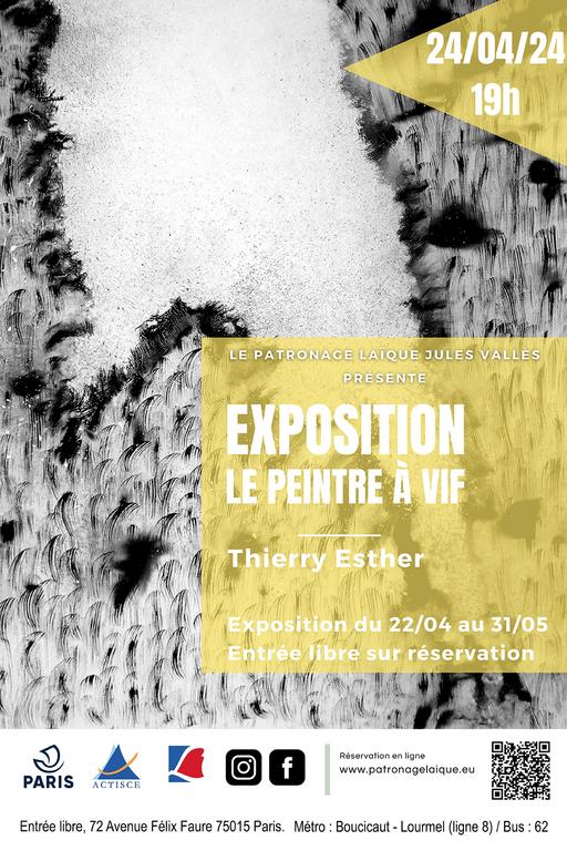 Le peintre à vif Thierry Esther