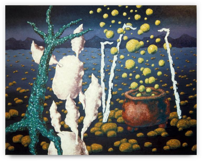 Jean-Paul Thaéron, Peinture série "Mythologie" - 2000