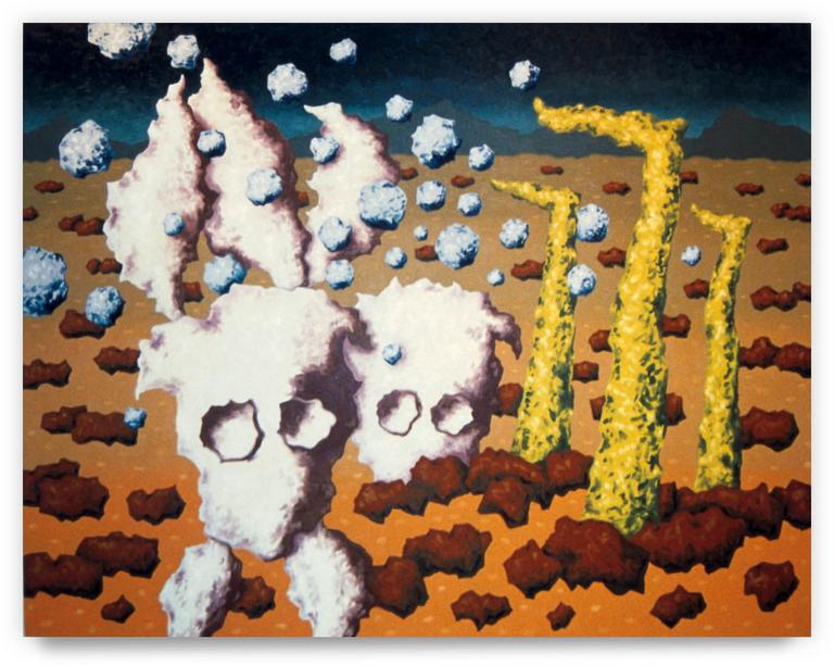 Jean-Paul Thaéron, Peinture série "Mythologie" - 2000