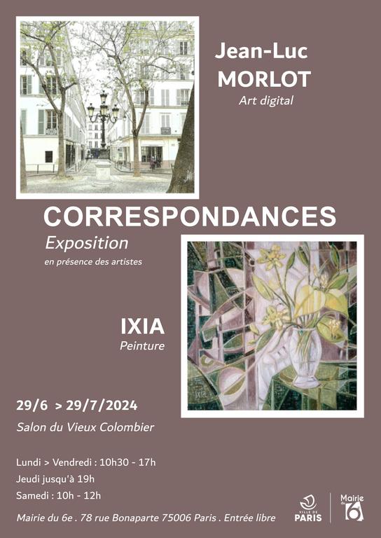 Correspondances, une exposition en duo exceptionnelle à deux pas du jardin du Luxembourg