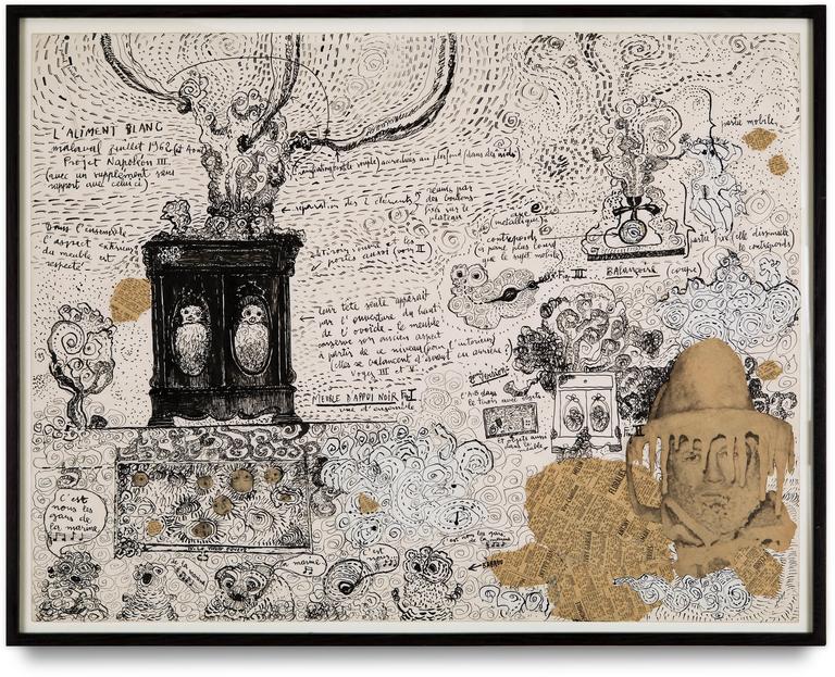 Catalogue raisonné, Robert Malaval, L'Aliment Blanc, Projet Napoléon III - 1962