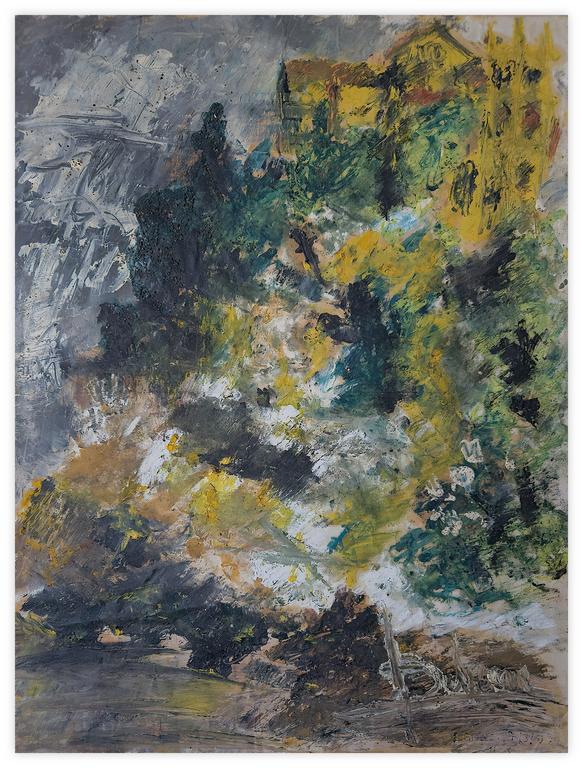 Bernadette Delrieu, Paysage des Landes N°4 - 1958