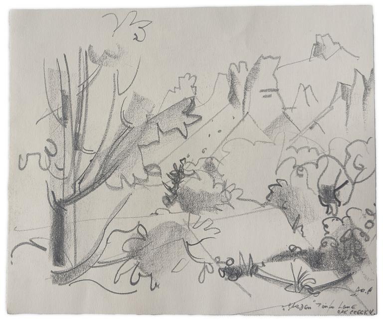 Catalogue raisonné, Adolphe Deville, "Garden" Pinto Lane, Sedona