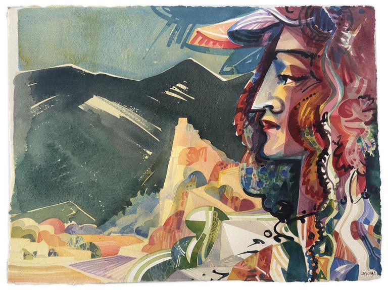 Catalogue raisonné, Adolphe Deville, Crépuscule provençal, 1995