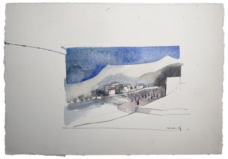 Catalogue raisonné, Adolphe Deville, Hiver en Provence, 1980