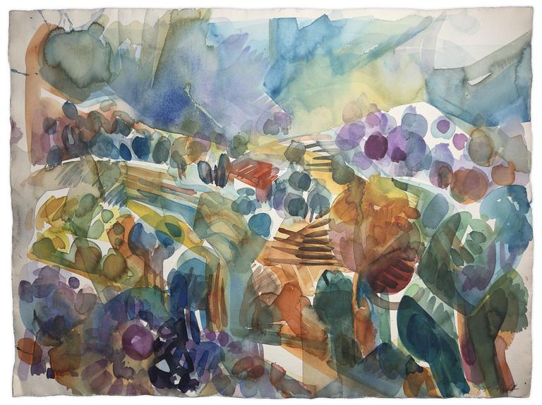 Catalogue raisonné, Adolphe Deville, Couleurs d'automne, 1967