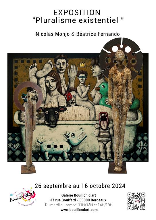 Exposition "Pluralisme existentiel" avec Nicolas Monjo et Béatrice Fernando