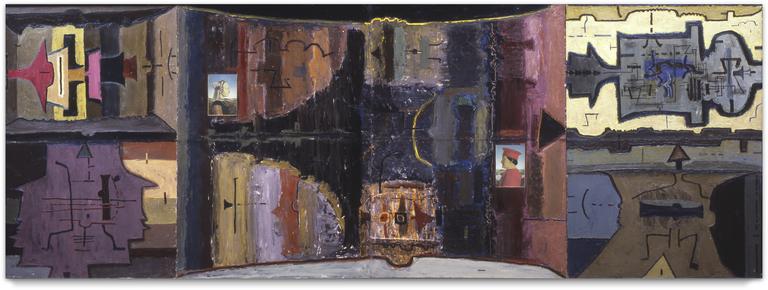 Vladimir Yankilevsky, Triptych N°02. Two Principles, 1962