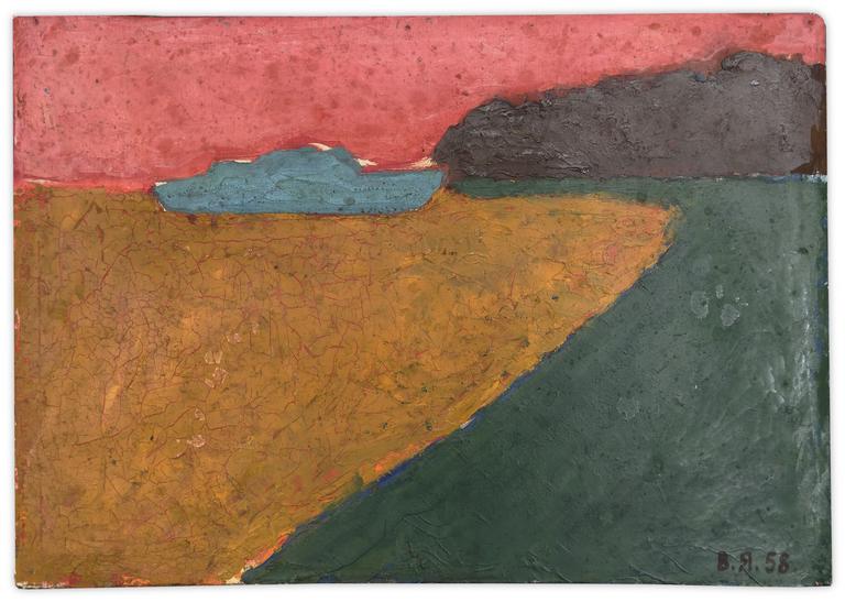 Catalogue raisonné, Vladimir Yankilevsky, Boat. Gudauta – Georgia-10, 1958