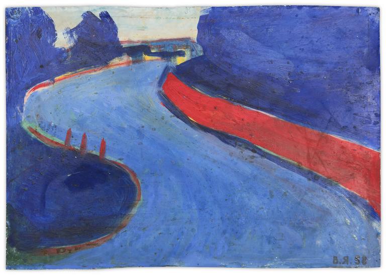 Catalogue raisonné, Vladimir Yankilevsky, Landscape. Gudauta – Georgia-17, 1958
