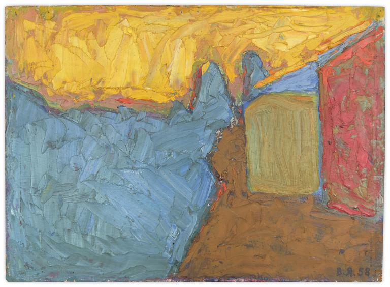 Catalogue raisonné, Vladimir Yankilevsky, Landscape. Gudauta – Georgia-7, 1958
