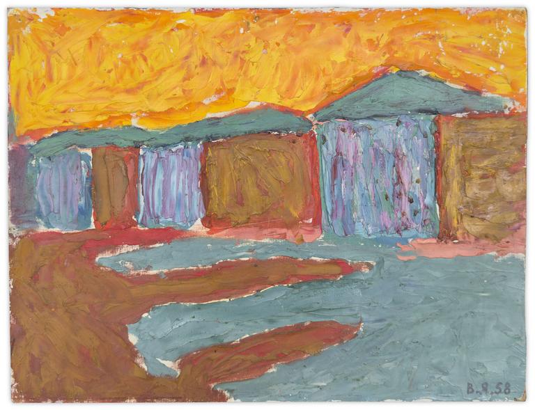 Catalogue raisonné, Vladimir Yankilevsky, Landscape. Gudauta – Georgia-5, 1958