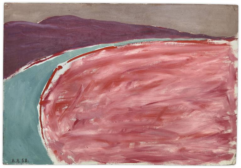 Catalogue raisonné, Vladimir Yankilevsky, Landscape. Gudauta – Georgia-1, 1958