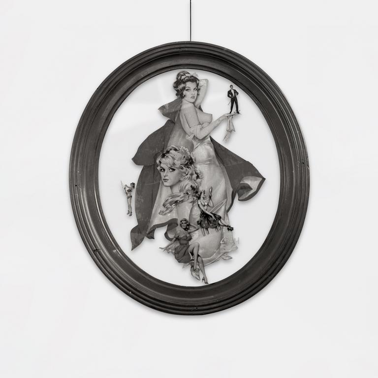 Catalogue raisonné, Claude Gilli, Collage sans titre (pinups) — circa 1961-1962