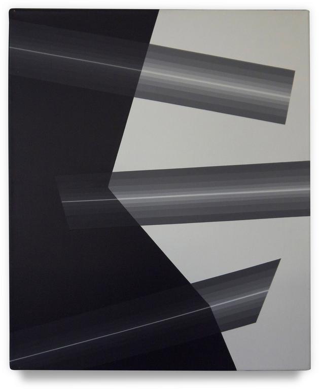 Horacio Garcia Rossi - Couleur lumière Noir lumière - 2009