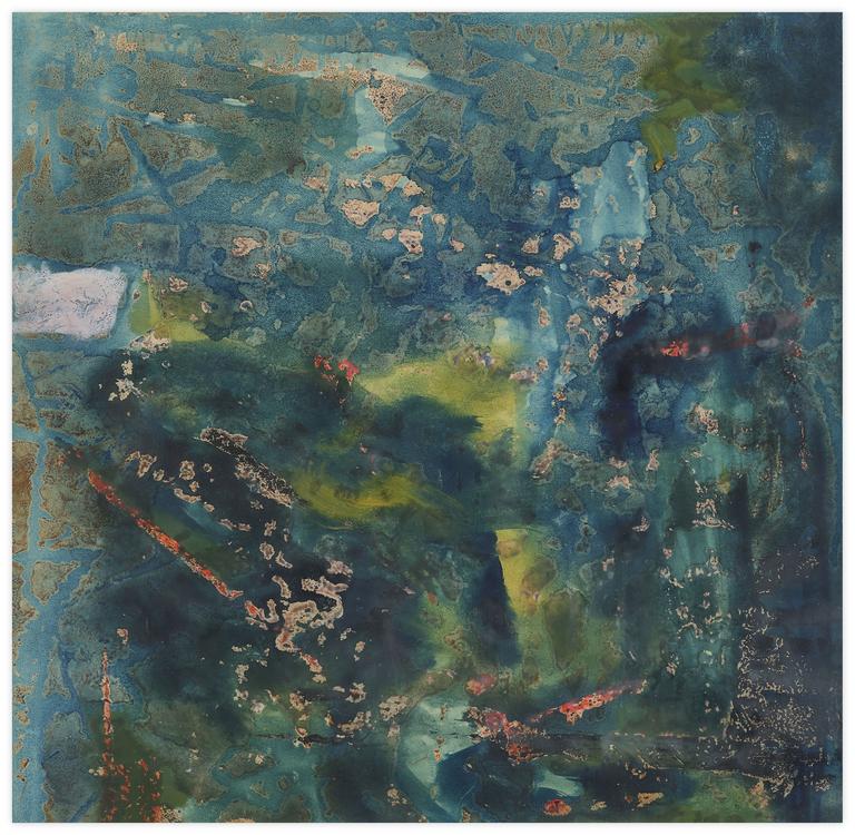 Catalogue raisonné, Norris Embry, Sans titre (Composition verte), vers 1955