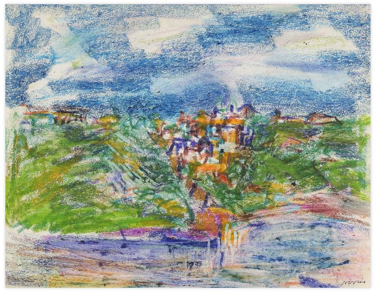 Catalogue raisonné, Norris Embry, Sans titre (Paysage), vers 1951