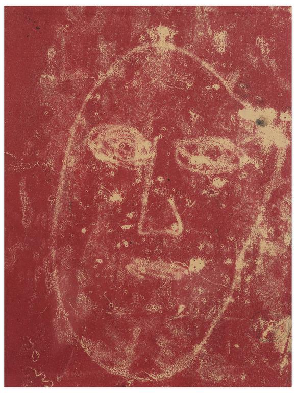 Catalogue raisonné, Norris Embry, Sans titre (Visage rouge), vers 1955-60