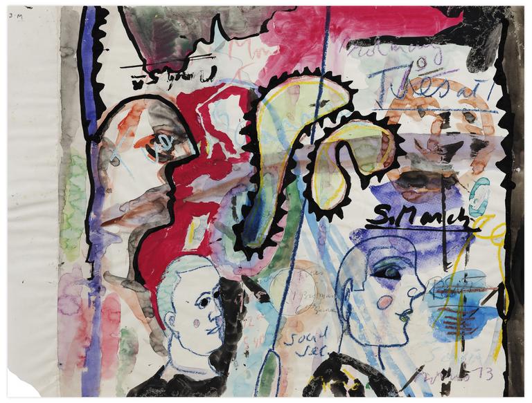 Catalogue raisonné, Norris Embry, Sans titre (S. March), 1973