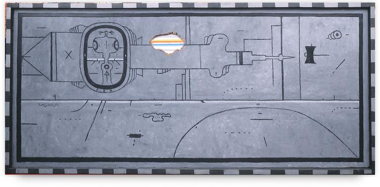 Catalogue raisonné, Vladimir Yankilevsky, Landscape with Eve, 1976