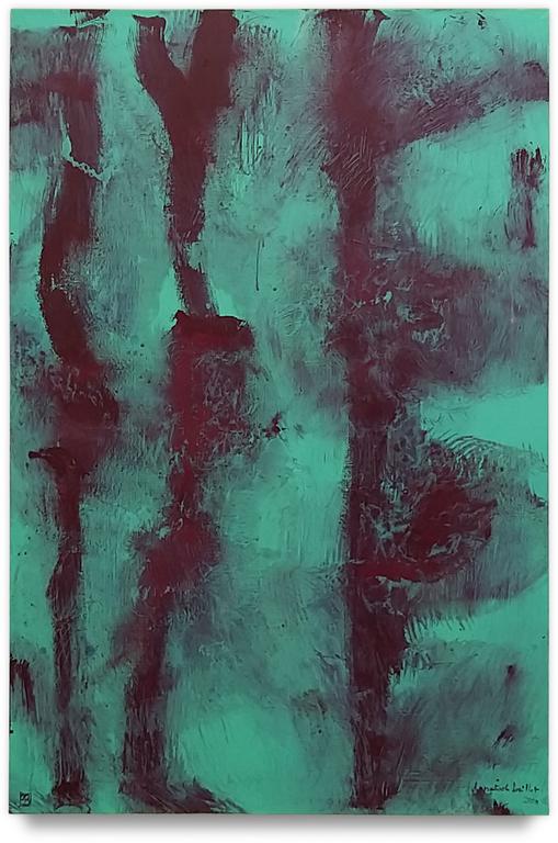 Catalogue raisonné, Patrick Baillet, Les trois arbres, rouge, vert - 2020