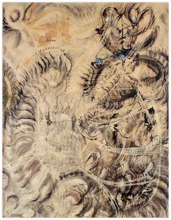 Catalogue raisonné, Jean-Jacques Lebel, Sans titre n°1 - 1954