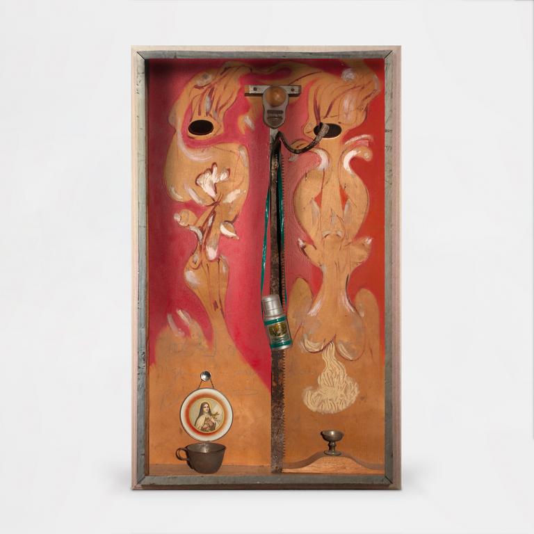 Catalogue raisonné, Jean-Jacques Lebel, Two Ladies in the Lady's Room - 1962 