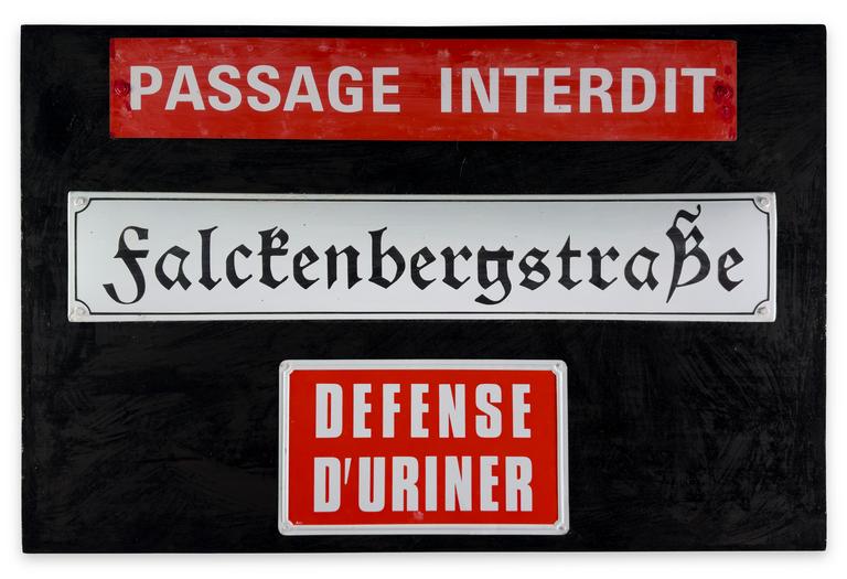 Catalogue raisonné, Jean-Jacques Lebel, Falckenbergstrasse