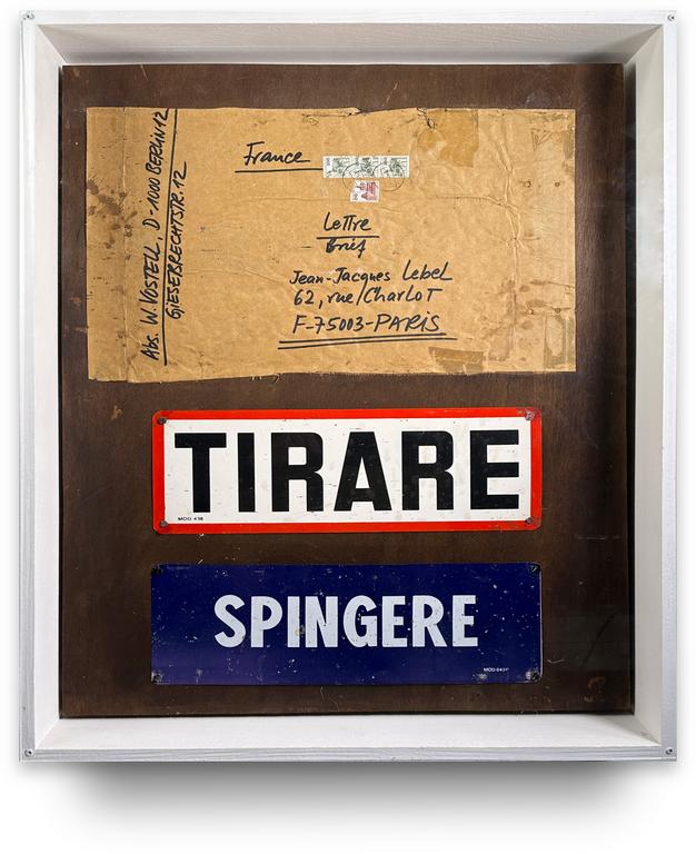 Catalogue raisonné, Jean-Jacques Lebel, Corrispondenza in italiano - 1973