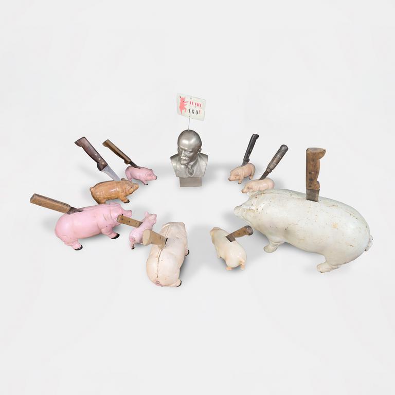 Catalogue raisonné, Jean-Jacques Lebel, Réponse à Lénine, Version I - 1970