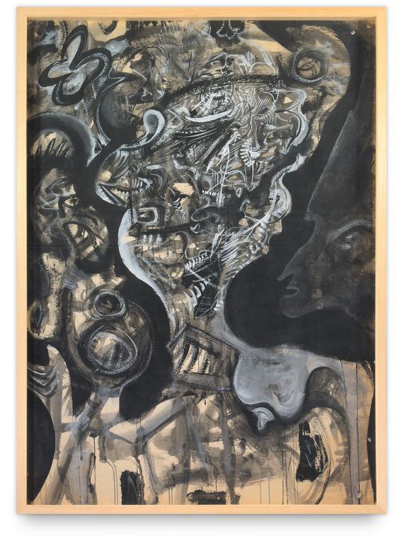 Catalogue raisonné, Jean-Jacques Lebel, Portrait de candida - 1957