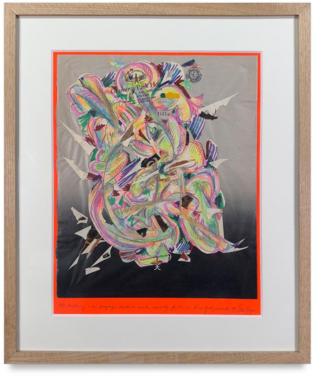 Catalogue raisonné, Jean-Jacques Lebel, Paysage nocturne - 1989
